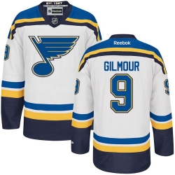Doug Gilmour Reebok St. Louis Blues Premier White Away NHL Jersey