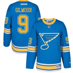 Doug Gilmour Reebok St. Louis Blues Authentic Blue 2017 Winter Classic NHL Jersey