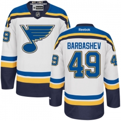 Ivan Barbashev Youth Reebok St. Louis Blues Authentic White Away Jersey