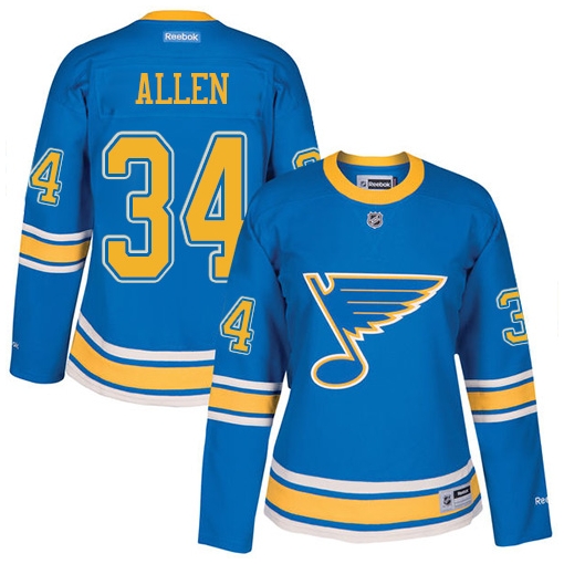 Women's blues winter classic jersey cheap