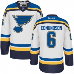 Joel Edmundson Youth Reebok St. Louis Blues Premier White Away Jersey