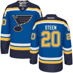 Alexander Steen Reebok St. Louis Blues Authentic Royal Blue Home NHL Jersey