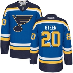 Alexander Steen Reebok St. Louis Blues Premier Royal Blue Home NHL Jersey