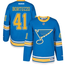 Robert Bortuzzo Youth Reebok St. Louis Blues Premier Blue 2017 Winter Classic NHL Jersey