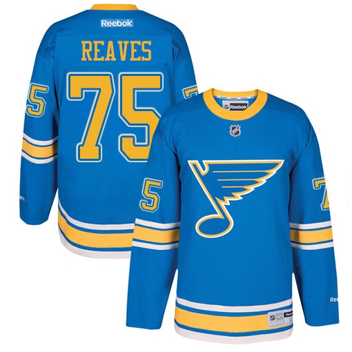 Ryan Reaves Reebok St. Louis Blues Premier Blue 2017 Winter