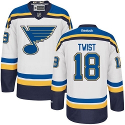 Tony Twist Reebok St. Louis Blues Authentic White Away NHL Jersey
