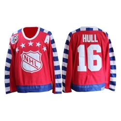 Brett Hull CCM St. Louis Blues Authentic Red Throwback With 75TH Patch NHL Jersey