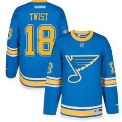 Tony Twist Reebok St. Louis Blues Authentic Blue 2017 Winter Classic NHL Jersey