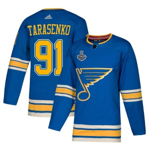 Vladimir Tarasenko Youth Adidas St. Louis Blues Authentic Blue Alternate 2019 Stanley Cup Final Bound Jersey
