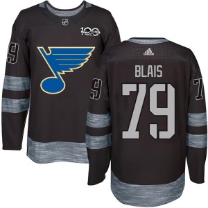 Sammy Blais Youth St. Louis Blues Authentic Black 1917-2017 100th Anniversary Jersey