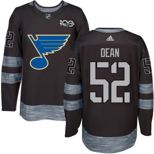 Zach Dean Youth St. Louis Blues Authentic Black 1917-2017 100th Anniversary Jersey