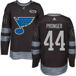 Chris Pronger Youth St. Louis Blues Authentic Black 1917-2017 100th Anniversary Jersey