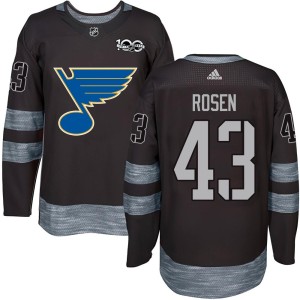 Calle Rosen Youth St. Louis Blues Authentic Black 1917-2017 100th Anniversary Jersey