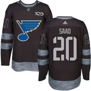 Brandon Saad Youth St. Louis Blues Authentic Black 1917-2017 100th Anniversary Jersey