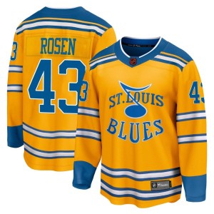 Calle Rosen Youth Fanatics Branded St. Louis Blues Breakaway Yellow Special Edition 2.0 Jersey