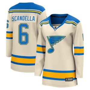 Marco Scandella Women's Fanatics Branded St. Louis Blues Breakaway Cream 2022 Winter Classic Jersey