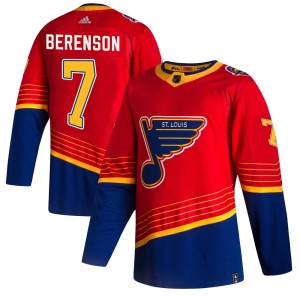 Red Berenson Men's Adidas St. Louis Blues Authentic Red 2020/21 Reverse Retro Jersey