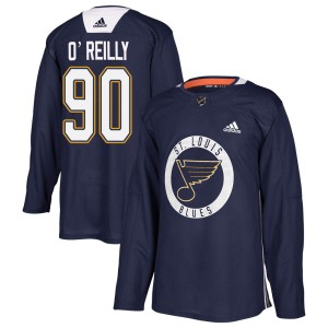 Ryan O'Reilly Youth Adidas St. Louis Blues Authentic Blue Practice Jersey