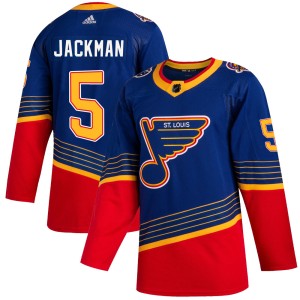 Barret Jackman Youth Adidas St. Louis Blues Authentic Blue 2019/20 Jersey