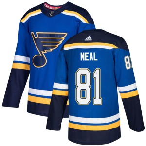 James Neal Men's Adidas St. Louis Blues Authentic Blue Home Jersey