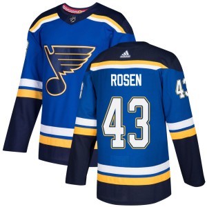 Calle Rosen Youth Adidas St. Louis Blues Authentic Blue Home Jersey
