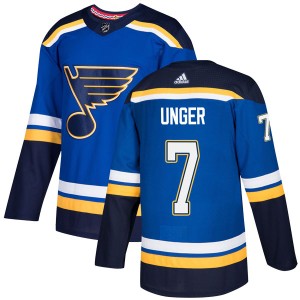 Garry Unger Youth Adidas St. Louis Blues Authentic Blue Home Jersey