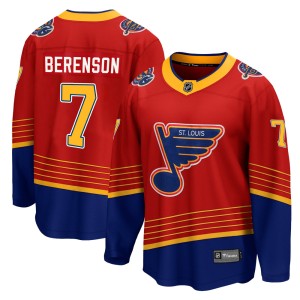 Red Berenson Youth Fanatics Branded St. Louis Blues Breakaway Red 2020/21 Special Edition Jersey
