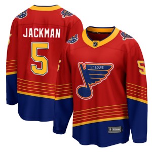 Barret Jackman Youth Fanatics Branded St. Louis Blues Breakaway Red 2020/21 Special Edition Jersey