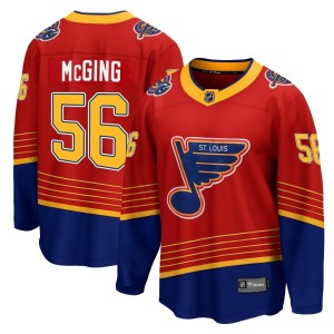 Hugh McGing Youth Fanatics Branded St. Louis Blues Breakaway Red 2020/21 Special Edition Jersey