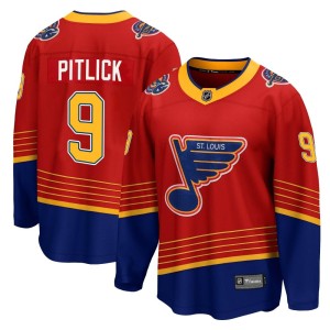 Tyler Pitlick Youth Fanatics Branded St. Louis Blues Breakaway Red 2020/21 Special Edition Jersey
