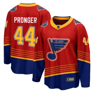 Chris Pronger Youth Fanatics Branded St. Louis Blues Breakaway Red 2020/21 Special Edition Jersey