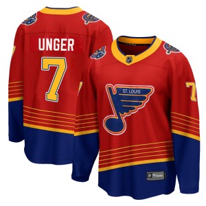 Garry Unger Youth Fanatics Branded St. Louis Blues Breakaway Red 2020/21 Special Edition Jersey