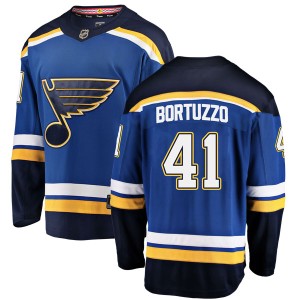 Robert Bortuzzo Men's Fanatics Branded St. Louis Blues Breakaway Blue Home Jersey