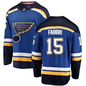 Robby Fabbri Men's Fanatics Branded St. Louis Blues Breakaway Blue Home Jersey