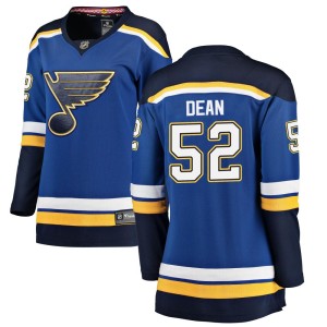 Zach Dean Women's Fanatics Branded St. Louis Blues Breakaway Blue Home Jersey