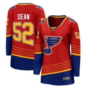 Zach Dean Women's Fanatics Branded St. Louis Blues Breakaway Red 2020/21 Special Edition Jersey