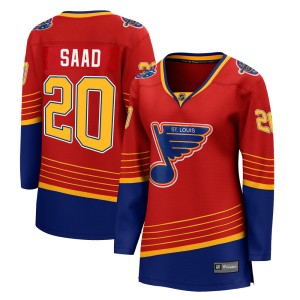 Brandon Saad Women's Fanatics Branded St. Louis Blues Breakaway Red 2020/21 Special Edition Jersey