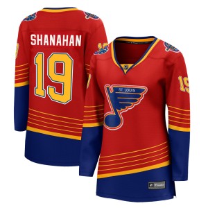 Brendan Shanahan Women's Fanatics Branded St. Louis Blues Breakaway Red 2020/21 Special Edition Jersey