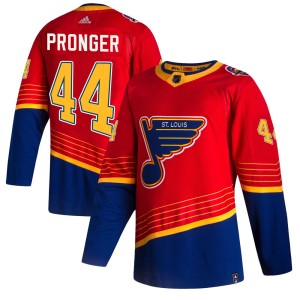 Chris Pronger Youth Adidas St. Louis Blues Authentic Red 2020/21 Reverse Retro Jersey
