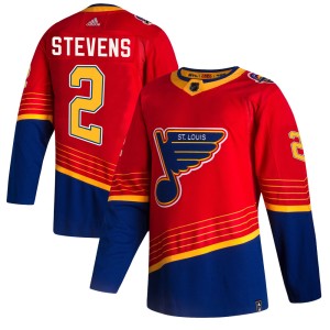 Scott Stevens Youth Adidas St. Louis Blues Authentic Red 2020/21 Reverse Retro Jersey
