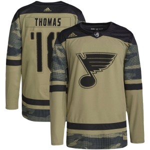 Robert Thomas Youth Adidas St. Louis Blues Authentic Camo Military Appreciation Practice Jersey