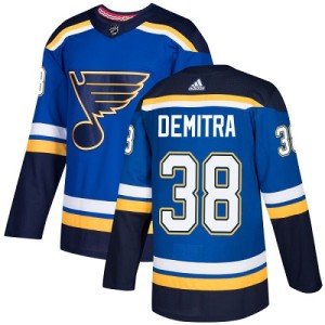 Pavol Demitra Youth Adidas St. Louis Blues Authentic Royal Blue Home Jersey