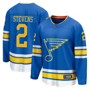 Scott Stevens Men's Fanatics St. Louis Blues Breakaway Blue Home 2025 Jersey