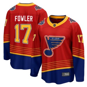 Cam Fowler Men's Fanatics Branded St. Louis Blues Breakaway Red 2020/21 Special Edition Jersey