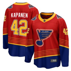 Kasperi Kapanen Men's Fanatics Branded St. Louis Blues Breakaway Red 2020/21 Special Edition Jersey