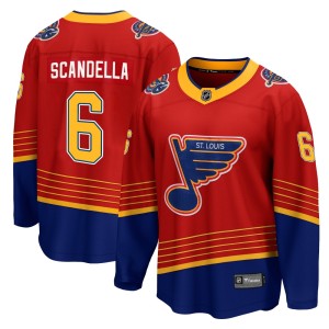 Marco Scandella Men's Fanatics Branded St. Louis Blues Breakaway Red 2020/21 Special Edition Jersey