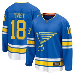 Tony Twist Youth Fanatics St. Louis Blues Breakaway Blue Home 2025 Jersey