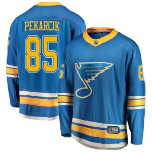Juraj Pekarcik Men's Fanatics Branded St. Louis Blues Breakaway Blue Alternate Jersey