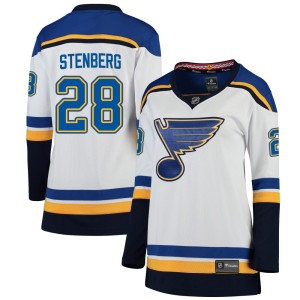 Otto Stenberg Women's Fanatics Branded St. Louis Blues Breakaway White Away Jersey