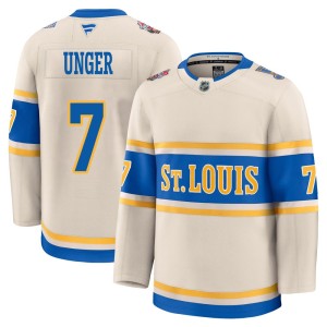 Garry Unger Youth Fanatics St. Louis Blues Premium Cream 2025 Winter Classic Jersey